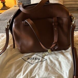 Fossil Leather handbag purse